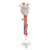 Attache -tétine en coton bio et bouclette - petit soleil Beige+Bleu+Rose 6 - vertbaudet enfant 