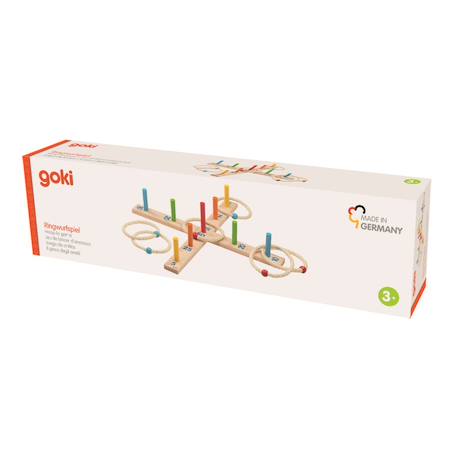 Jeu de lancer d'anneaux coloré Beige 2 - vertbaudet enfant 