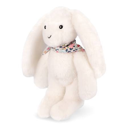 Peluche lapin fleurette 25 cm Blanc+Bleu+Orange+Rose+Vert 4 - vertbaudet enfant 