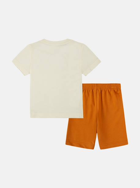 Ensemble 2 pièces Orange / blanc 4 - vertbaudet enfant 