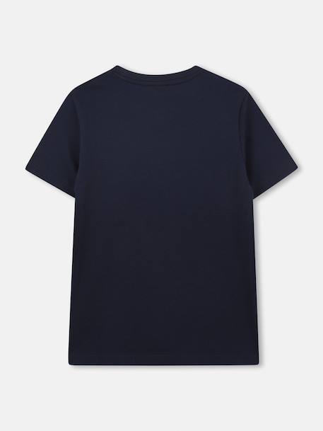 T-shirt  manches courtes Bleu+Vanille 2 - vertbaudet enfant 