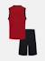 Ensemble 2 pièces Bleu / blanc+Noir / rouge+Vert clair 8 - vertbaudet enfant 