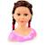 Charlène super modèle tête à coiffer et maquiller cheveux brun Rose 4 - vertbaudet enfant 