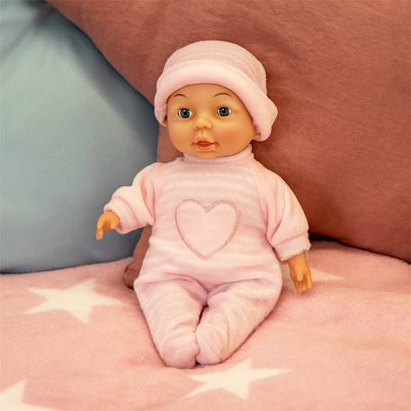 Poupée my first baby 28 cm avec motif de coeur Rose 4 - vertbaudet enfant 
