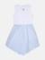 Robe à broderies Blanc / bleu 1 - vertbaudet enfant 