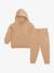 Ensemble deux pièces pour bébé sweat à capuche et pantalon Beige+Bleu+Noir 1 - vertbaudet enfant 