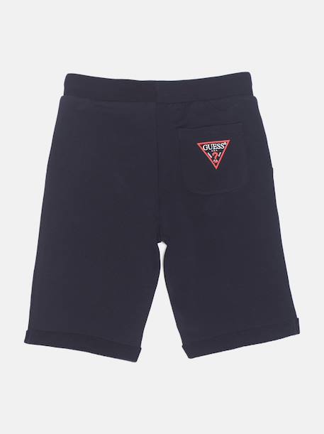Short taille élastique Bleu foncé 12693+Gris 17799+Noir 2 - vertbaudet enfant 
