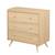 Commode 3 tiroirs - access Marron+Marron/blanc 2 - vertbaudet enfant 