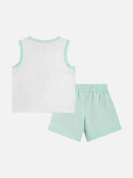 Ensemble 2 pièces Bleu / blanc+Noir / rouge+Vert clair 14 - vertbaudet enfant 