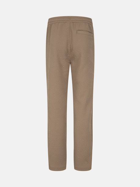 Jogging taille élastique Beige+Noir 2 - vertbaudet enfant 
