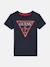 T-shirt  manches courtes Blanc 12204+Bleu foncé 12693+Noir+Rouge 3 - vertbaudet enfant 