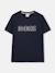 T-shirt  manches courtes Bleu+Vanille 1 - vertbaudet enfant 