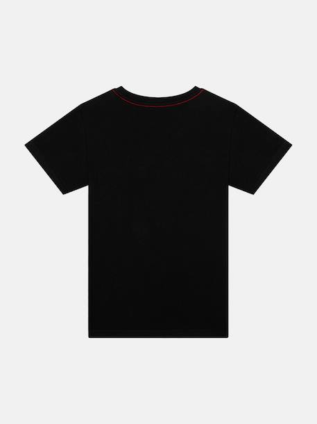T-shirt  manches courtes Blanc 12204+Bleu foncé 12693+Noir+Rouge 6 - vertbaudet enfant 