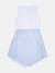 Robe à broderies Blanc / bleu 2 - vertbaudet enfant 