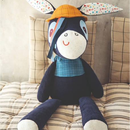 Peluche ignace l'âne 50 cm Bleu 2 - vertbaudet enfant 