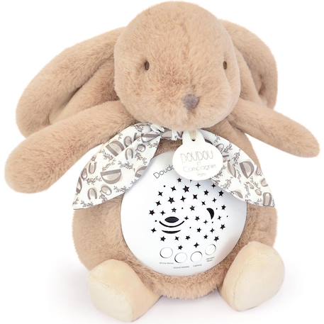 Veilleuse musicale projections d'étoiles ocre (24 cm) Beige+Rose+Vert 1 - vertbaudet enfant 