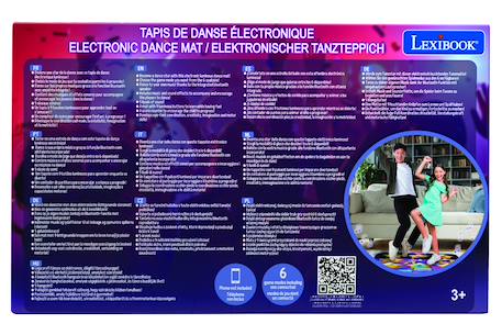 Tapis de danse électronique bluetooth et lumineux - Enceinte intégrée, touches Lumineuses Violet 4 - vertbaudet enfant 