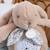 Veilleuse musicale projections d'étoiles ocre (24 cm) Beige+Rose+Vert 3 - vertbaudet enfant 
