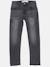 Jean slim taper Gris 1 - vertbaudet enfant 