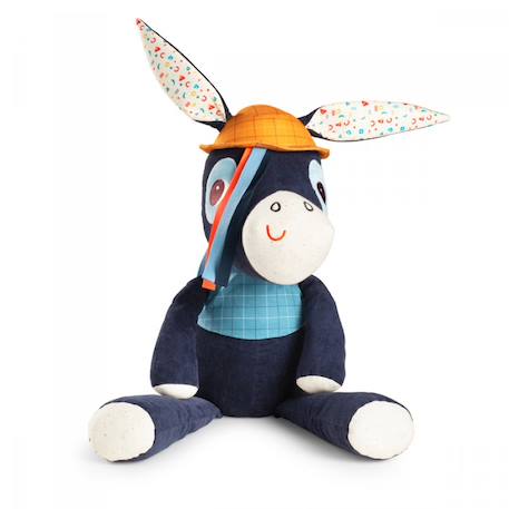 Peluche ignace l'âne 50 cm Bleu 1 - vertbaudet enfant 