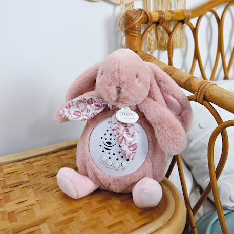 Veilleuse musicale projections d'étoiles ocre (24 cm) Beige+Rose+Vert 7 - vertbaudet enfant 