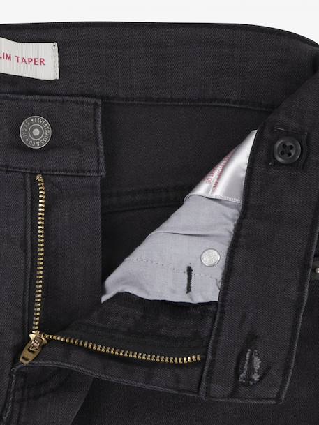 Jean slim taper Gris 4 - vertbaudet enfant 