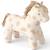 Peluche cheval aiden dotty (28 cm) Ecru, beige+Marron 1 - vertbaudet enfant 