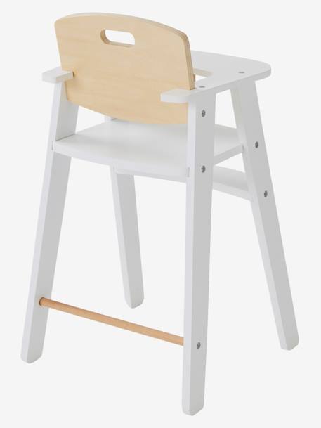 Chaise haute poupon en bois FSC® Blanc 7 - vertbaudet enfant 