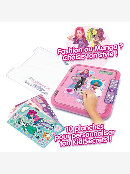 KidiSecrets 365 - Mon journal intime vocal - 5 - 12 ans rose 4 - vertbaudet enfant 