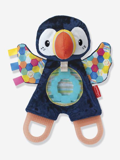 Doudou macareux à mordiller multicolore 3 - vertbaudet enfant 
