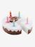 Gâteau d'anniversaire en bois FSC® multicolore 2 - vertbaudet enfant 