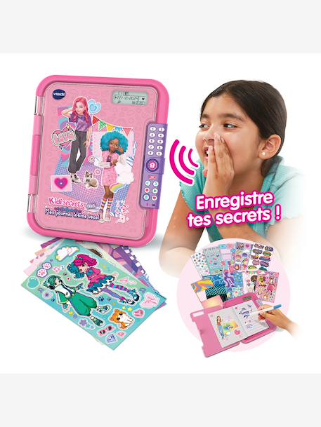 KidiSecrets 365 - Mon journal intime vocal - 5 - 12 ans rose 3 - vertbaudet enfant 