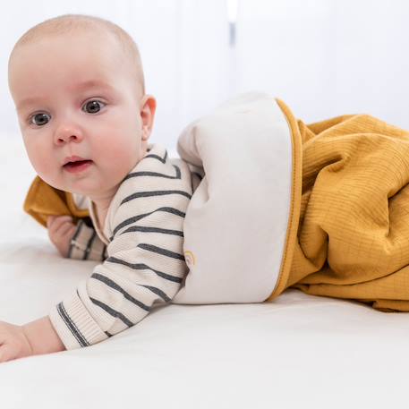 Couverture hiver  - tog 3 pady tetra jersey - jersey Biscuit+Golden+Grizou+Pudding 10 - vertbaudet enfant 