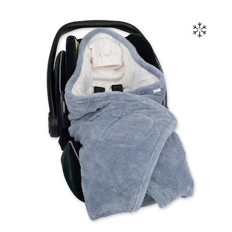 Nid d'ange biside ouatiné hiver  - moelleux douceur Blush+Grizou+Lunar+Natural+Plum+Stone 31 - vertbaudet enfant 