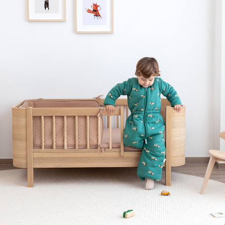 Tour de lit et parc - jersey matelassé Beige+Cream+Lunar+Mix grey 2 - vertbaudet enfant 