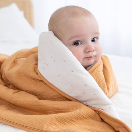 Couverture hiver  - tog 3 pady tetra jersey - jersey Biscuit+Golden+Grizou+Pudding 2 - vertbaudet enfant 