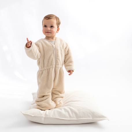 Gigoteuse jambes séparables hiver  - tog 2.5 chaud tout doux Blush+Grizou+Lunar+Marshmallow+Natural+Natural - tricolore+Noisette+Noisette tricolore+Sesame+Stone+Turquoise tricolore+Vintage 21 - vertbaudet enfant 