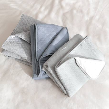 Couverture hiver  - tog 3 pady quilted - jersey Beige+Blush+Cream+Lunar+Mix grey+Mix tender+Stone+Vintage 41 - vertbaudet enfant 