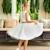 Robe demoiselle d'honneur  en tulle   hepburn Blanc cassé or 2 - vertbaudet enfant 