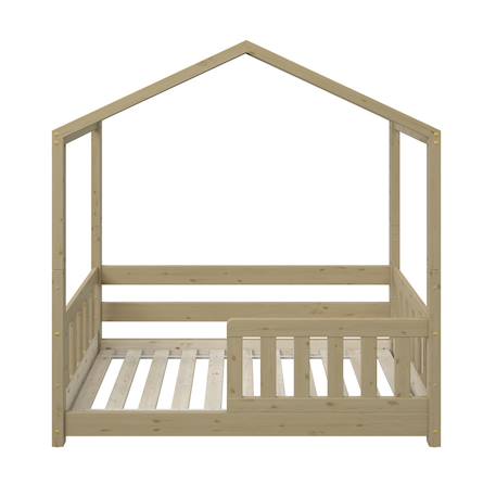 Petit lit cabane évolutif avec tiroirs pin massif charlie Blanc+Bois 12 - vertbaudet enfant 