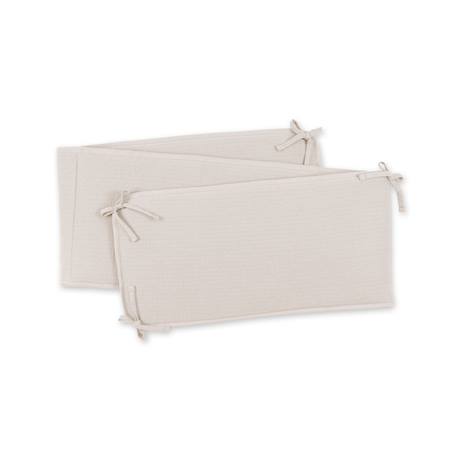 Tour de lit et parc - jersey texturé doux Bambi+Pudding+Sand 12 - vertbaudet enfant 