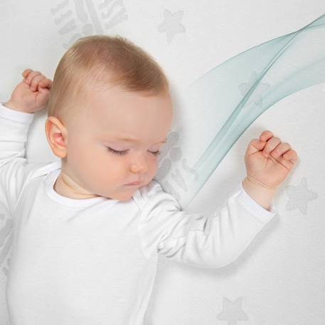 Matelas respirant et déhoussable air balance easy Blanc 2 - vertbaudet enfant 