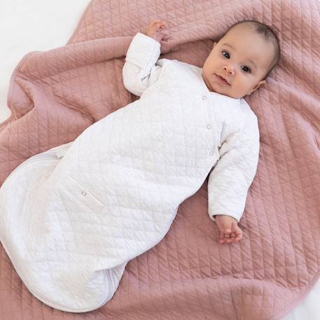 Couverture hiver  - tog 3 pady quilted - jersey Beige+Blush+Cream+Lunar+Mix grey+Mix tender+Stone+Vintage 45 - vertbaudet enfant 