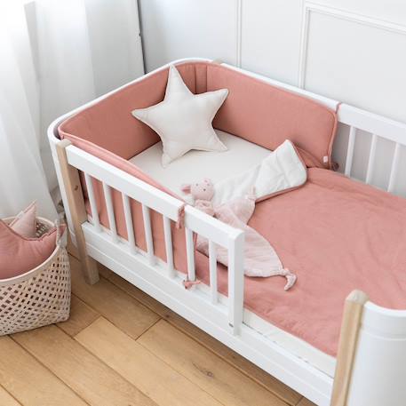 Tour de lit et parc - jersey texturé doux Bambi+Pudding+Sand 2 - vertbaudet enfant 