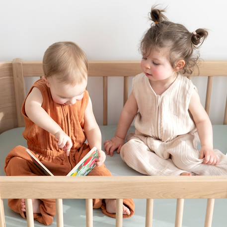 Gigoteuse jambes séparables été  - tog 0.5 swaddle Amande+Atlantide+Pumpkin+Rosa 17 - vertbaudet enfant 