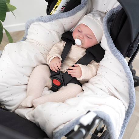 Nid d'ange biside ouatiné hiver  - moelleux douceur Blush+Grizou+Lunar+Natural+Plum+Stone 33 - vertbaudet enfant 