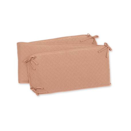 Tour de lit et parc - jersey matelassé Beige+Cream+Lunar+Mix grey 1 - vertbaudet enfant 