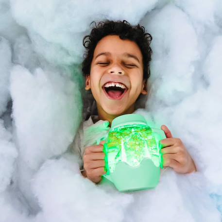 Bouteille sensorielle lumineuse Jaune+Vert 8 - vertbaudet enfant 