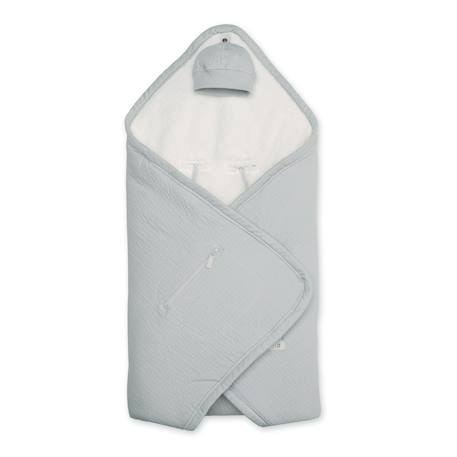 Nid d'ange biside ouatiné été  -  pady tetra jersey - teddy Grizou+Wonder 1 - vertbaudet enfant 