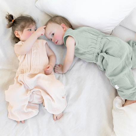 Gigoteuse jambes séparables été  - tog 0.5 swaddle Amande+Atlantide+Pumpkin+Rosa 3 - vertbaudet enfant 